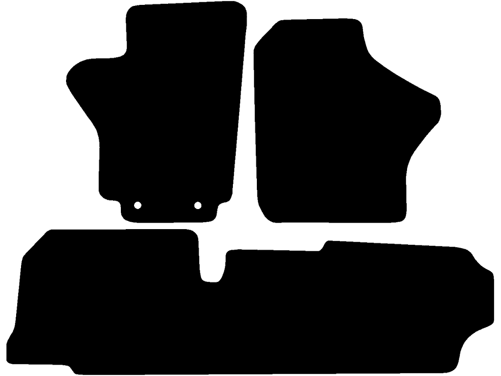 Fußmatten für Hyundai H200 A1 Powervan 1997 - 2007