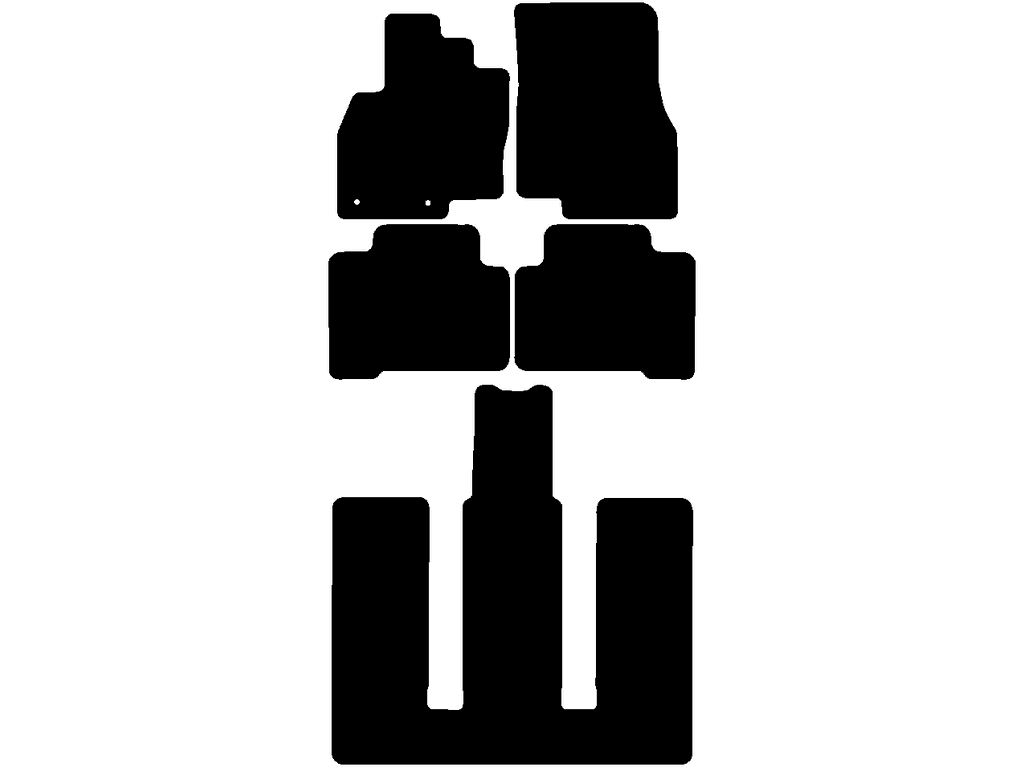 6 Sitzer | Abstand Befestigungspunkte (Fahrer) 21,2 cm