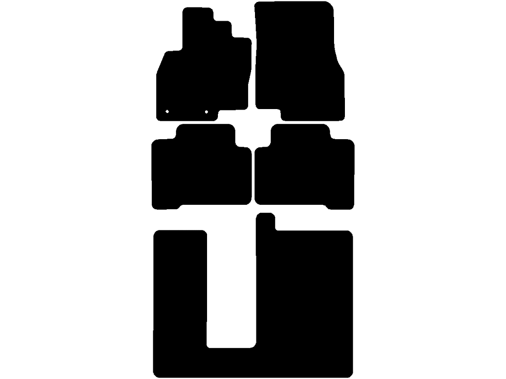 7 Sitzer | Abstand Befestigungspunkte (Fahrer) 21,2 cm