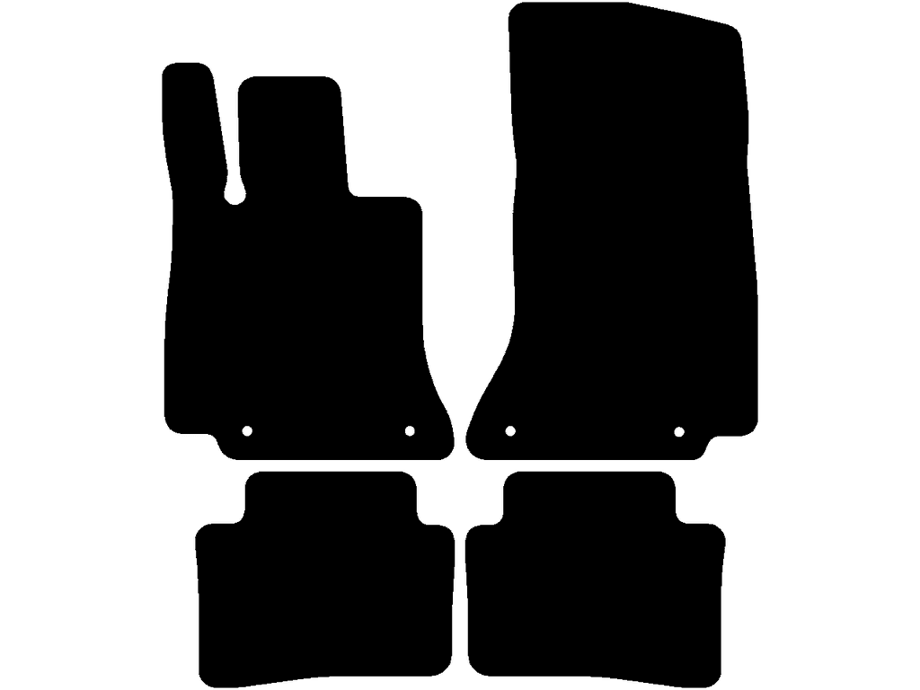 Limousine / T-Modell | Abstand Befestigungspunkte (Beifahrer) 30 cm