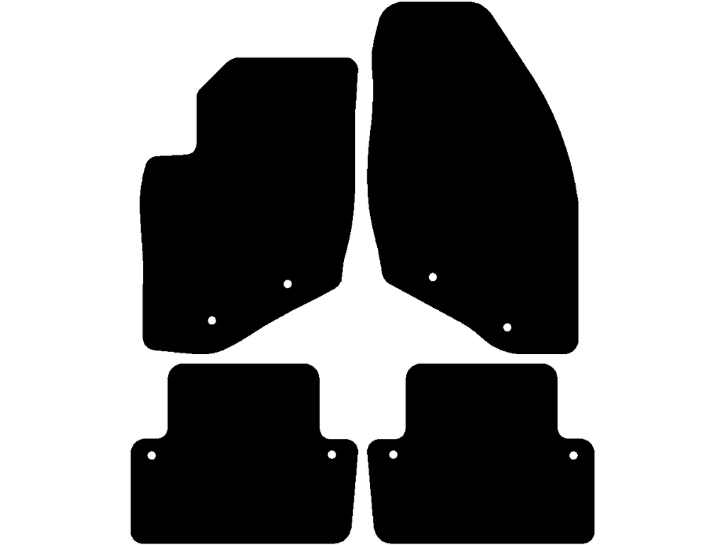 Fußmatten für Volvo S70/V70/XC70 2000 - 2007