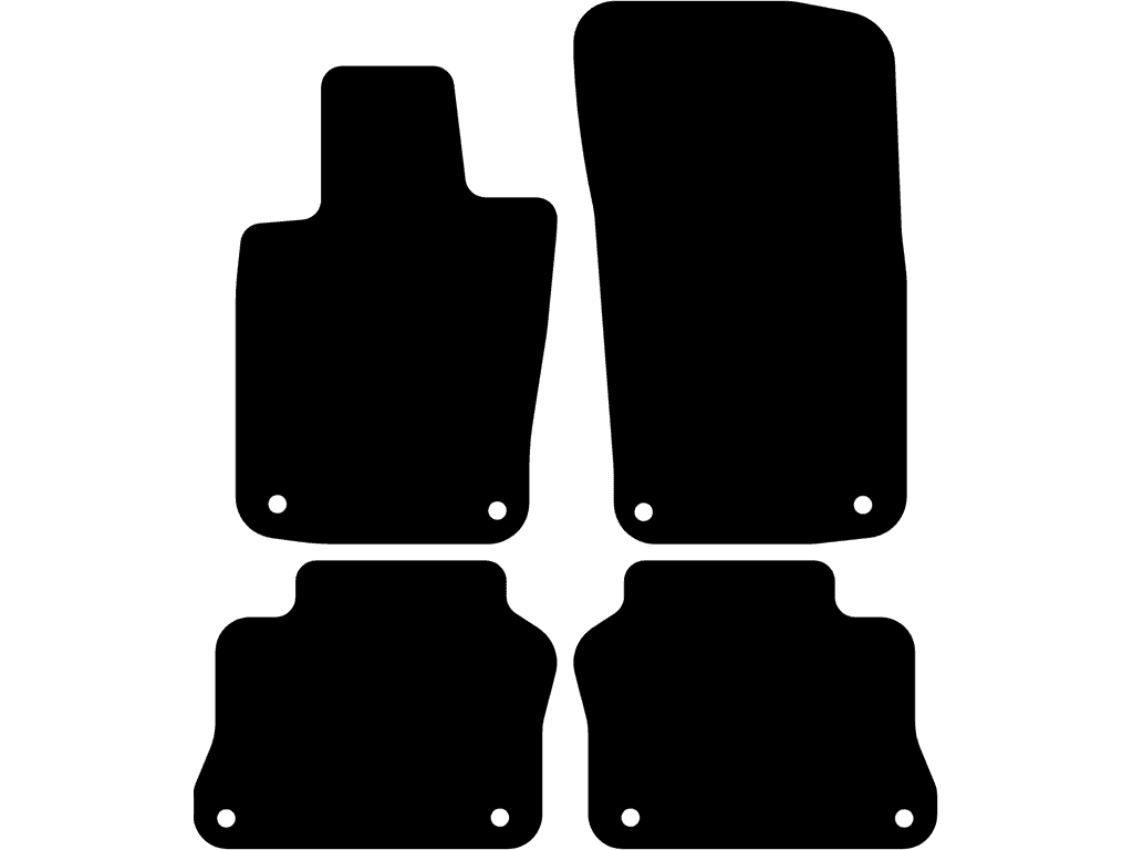 Fußmatten für Porsche Panamera 970 2009 - 2016