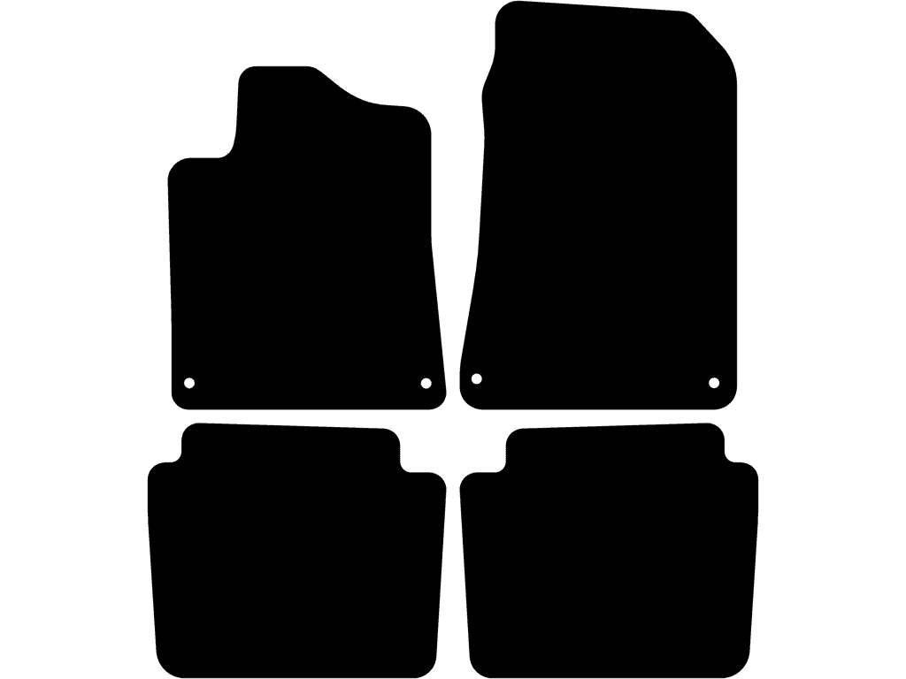 Fußmatten für Citroën C6 2005 - 2012