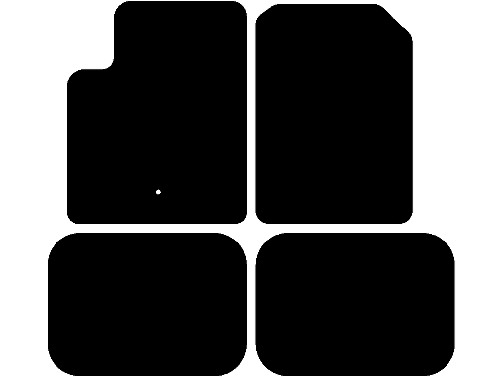 Fußmatten für Dodge Journey 2008 - 2011