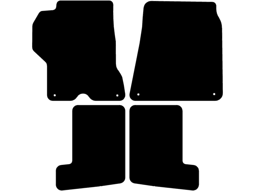 Kraftstoff-/Kofferraumknopf auf dem Boden | Befestigungssystem: Druckknopf