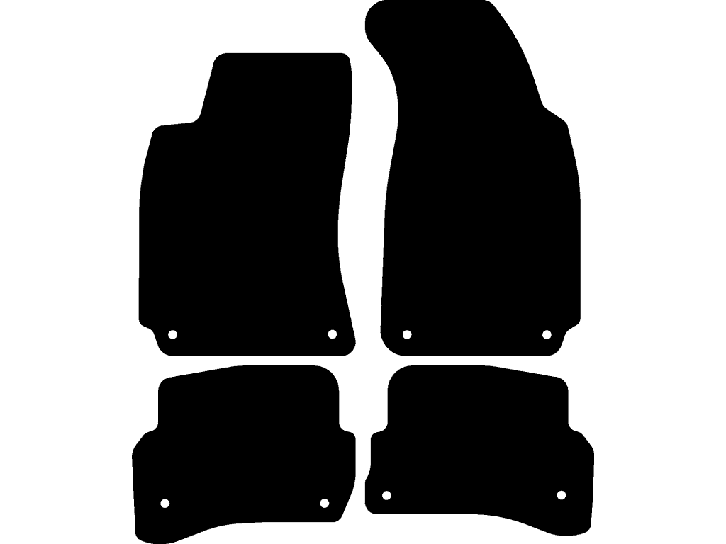 Limousine / Variant | Hintere Matten mit Befestigungen