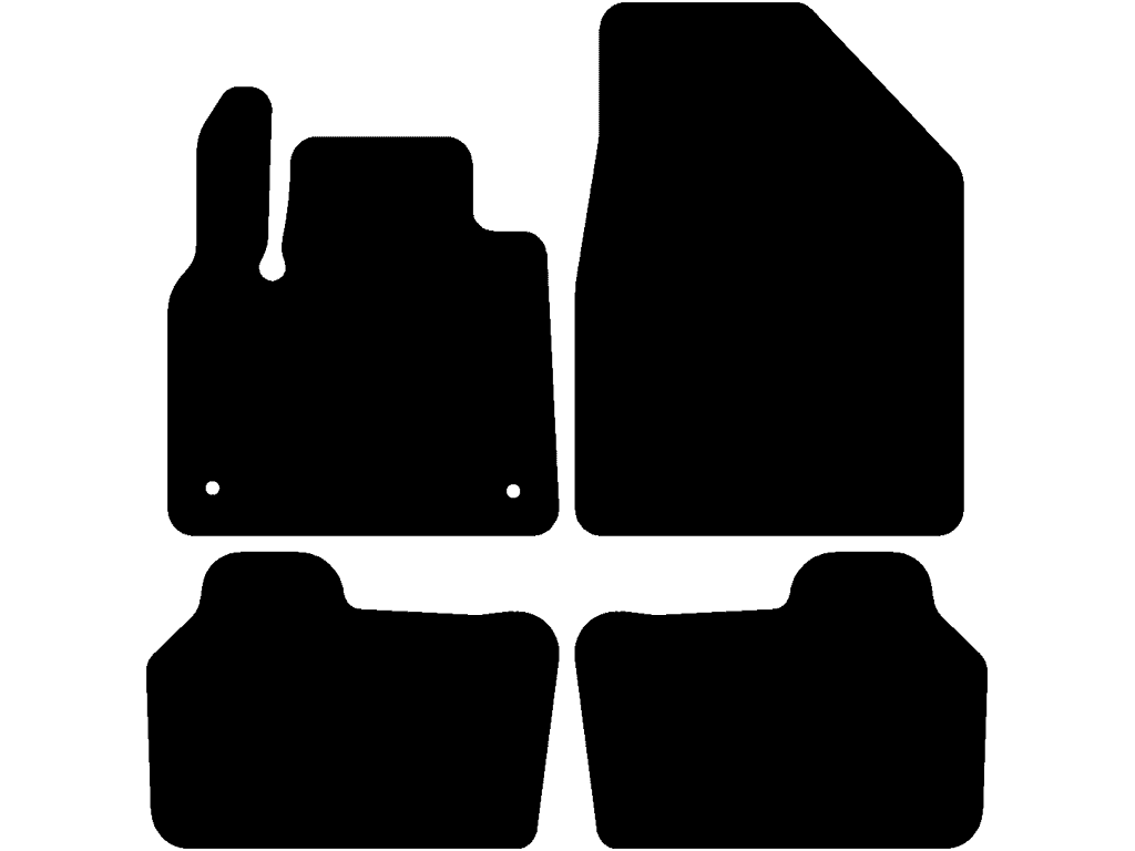 5 Sitzer | Zwei einzelne hintere Matten