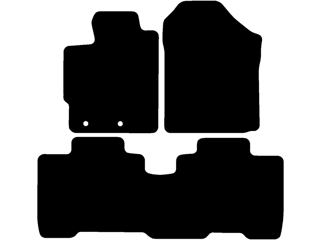 Fußmatten für Toyota Verso-S 2010 - 2015