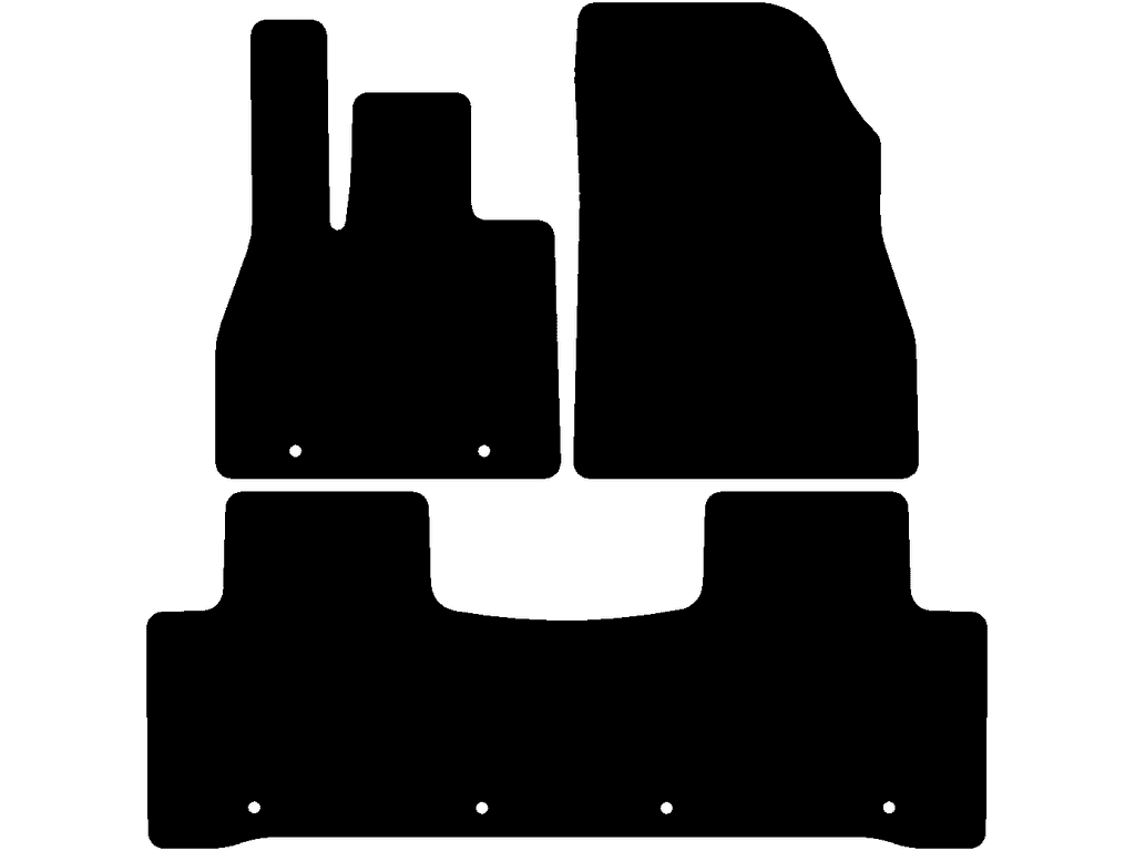 Hintere Matte mit Befestigung