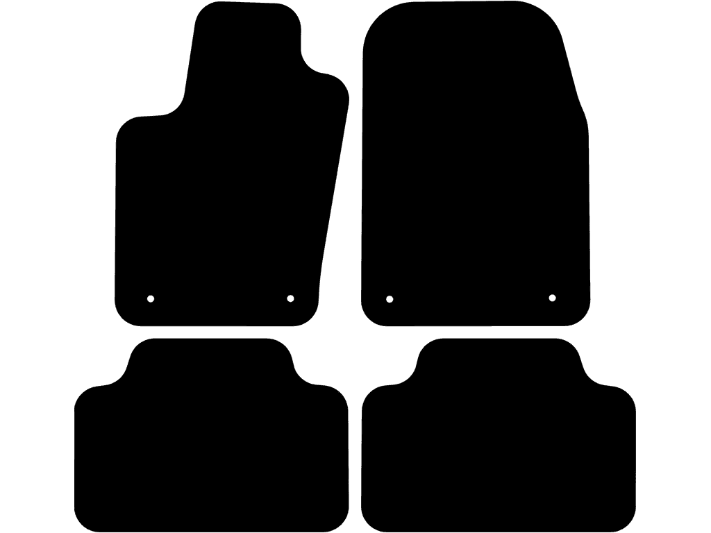 Doppeltes Befestigungsloch | Befestigungssystem: Clips (mit Öse)