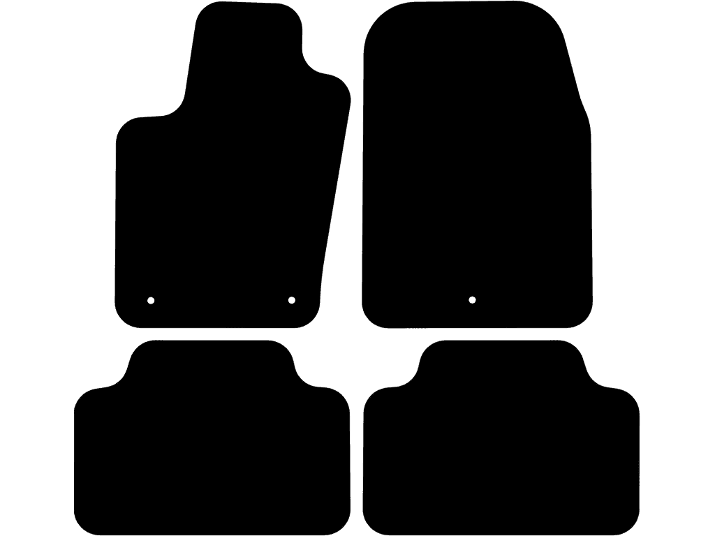 Einzelnes Befestigungsloch | Befestigungssystem: Clips (mit Öse)