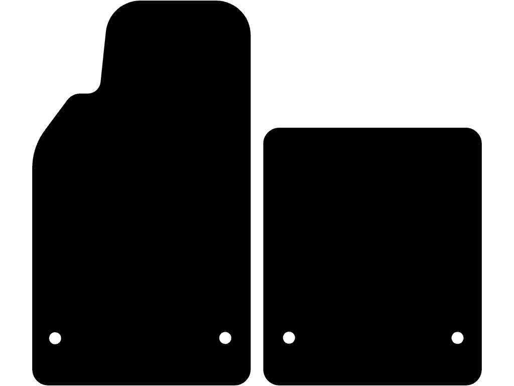 Kurze Beifahrermatte