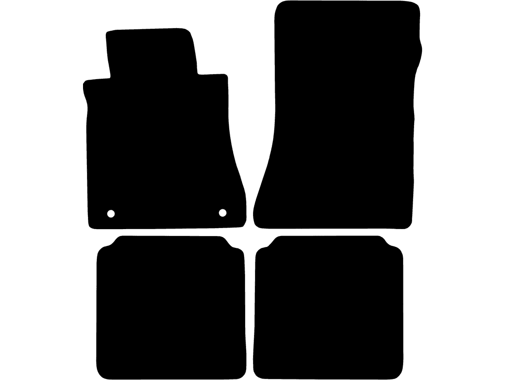 Fußmatten für Mercedes S-Klasse W126 1979 - 1991
