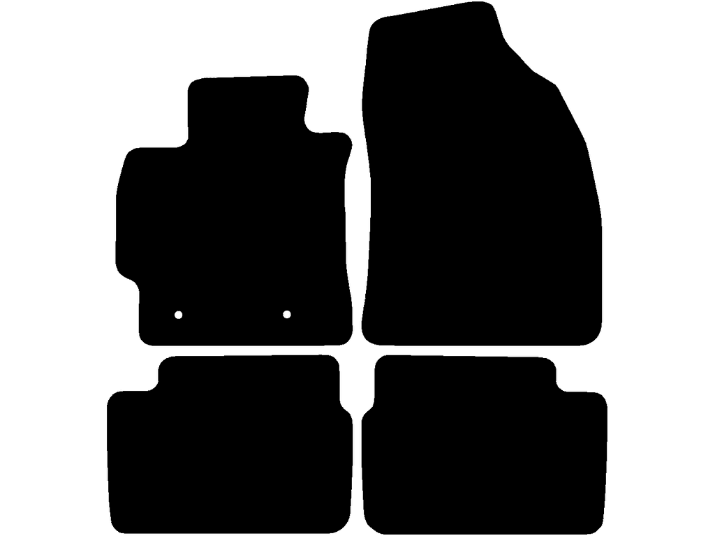 Fußmatten für Toyota Corolla 2007 - 2010