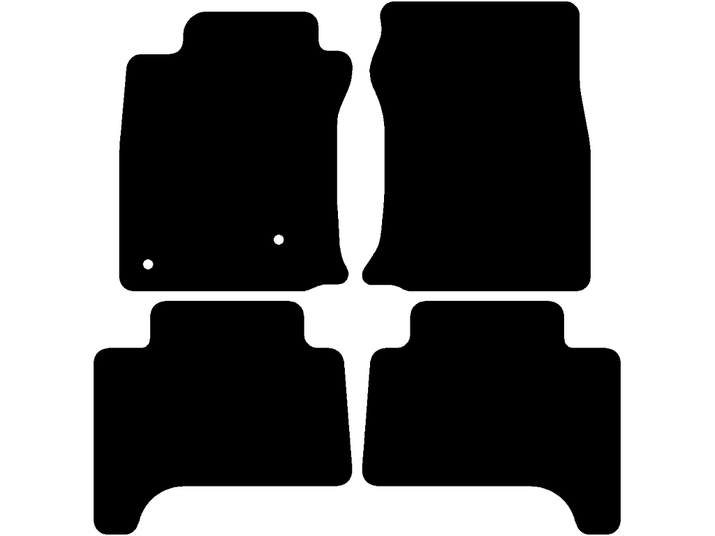 Fußmatten für Toyota Landcruiser J12 2002 - 2009