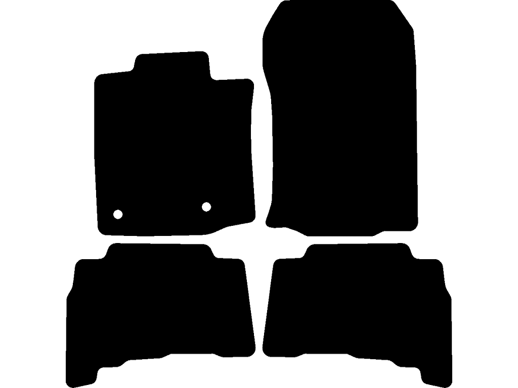 Abstand Befestigungspunkte (Fahrer) 26,4 cm