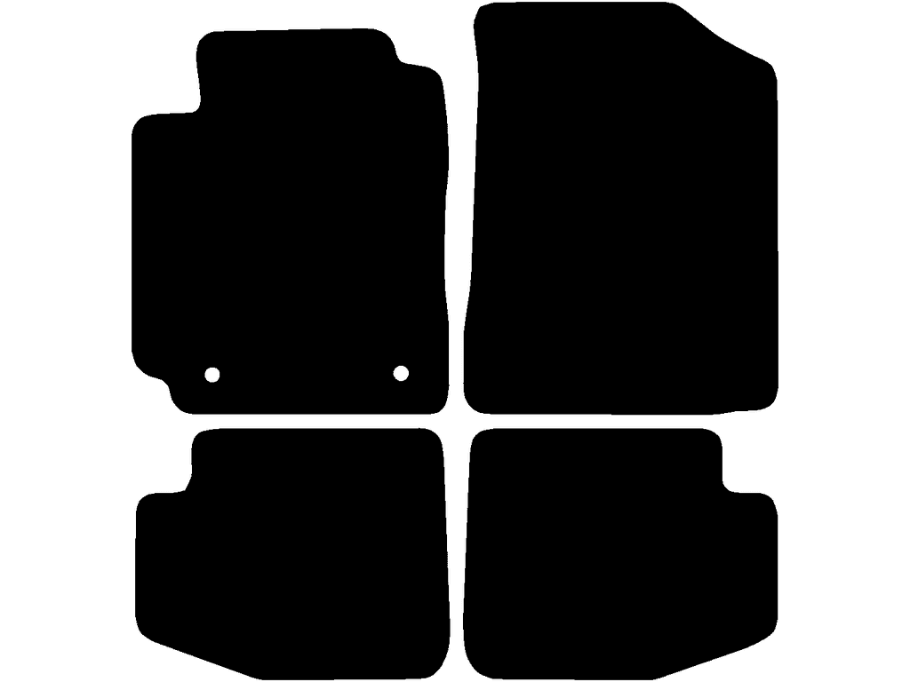 1 | 3 Türen | Variante 1 | Befestigungssystem: Clips (mit ovaler Öse) mit Schraube