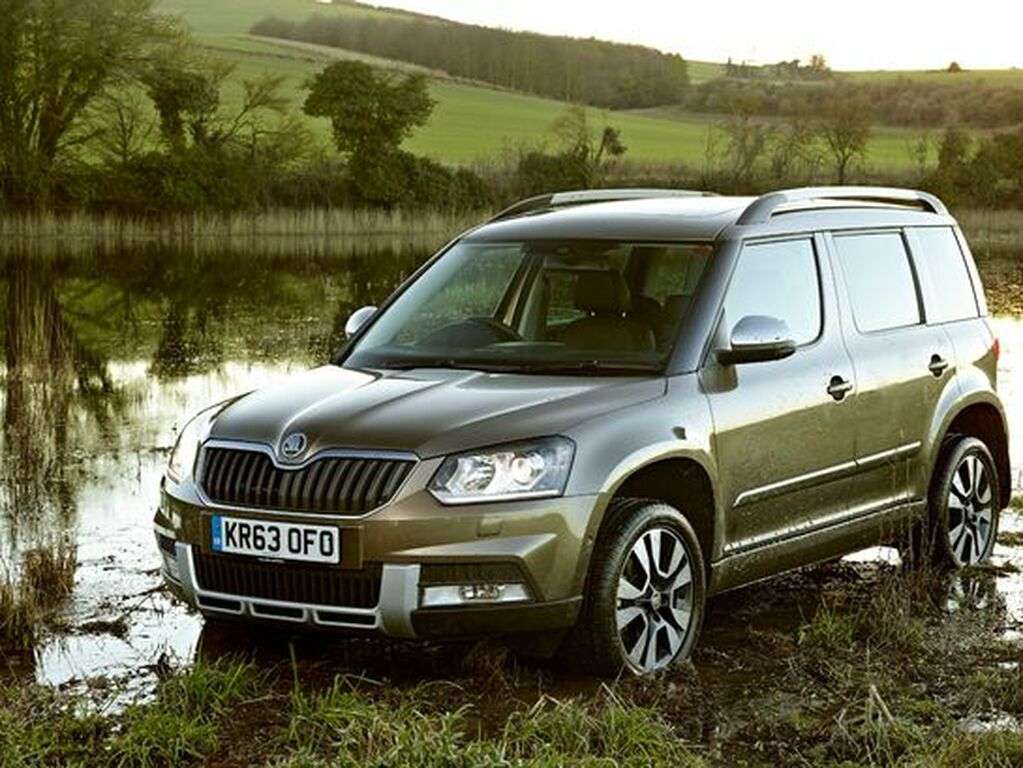 Kofferraummatten für Skoda Yeti 2013 - 2017