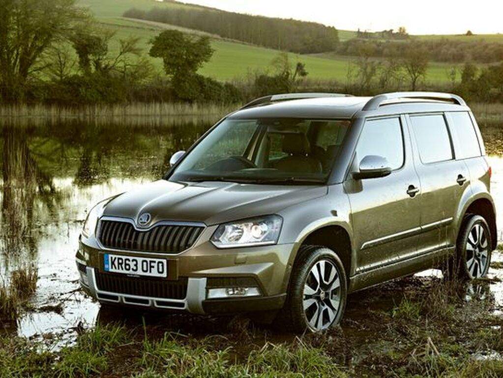 Kofferraummatten für Skoda Yeti 2013 - 2017