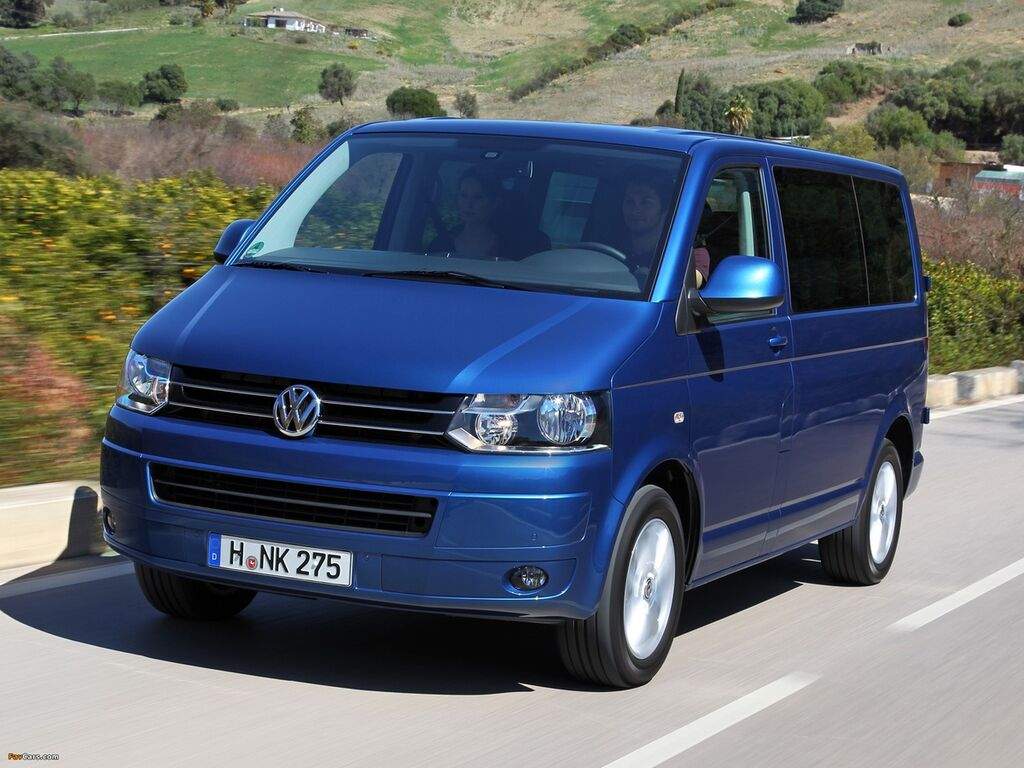 Fußmatten für Volkswagen Transporter T5 Caravelle 2003 - 2015