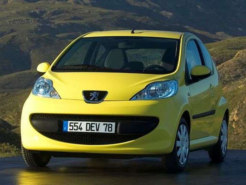Kofferraummatten für Peugeot 107 2005 - 2009