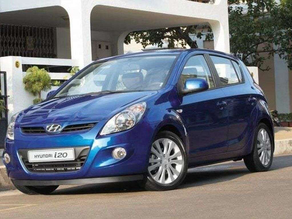 Kofferraummatten für Hyundai i20 2008 - 2012