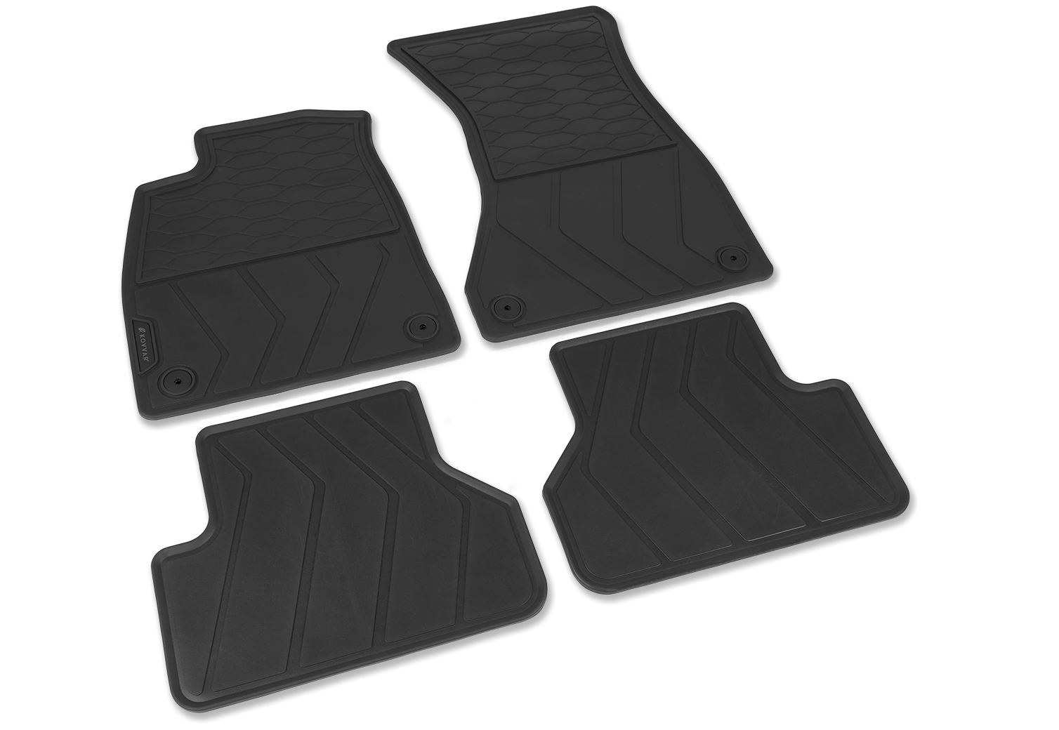 Gummi Fußmatten für Audi A4 B9 Facelift
