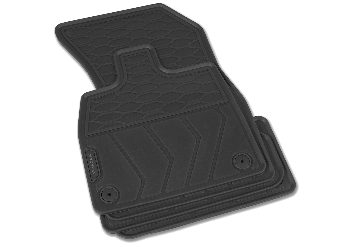 ELMASLINE Auto-Fußmatten Gummi (4 St), für AUDI Q5 (2017-2024) FY